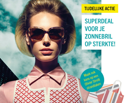 Actie zonnebril op sterkte!