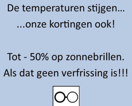 Kortingen tot -50% op merkzonnebrillen