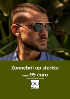 ZONNEBRIL MET GLAZEN OP STERKTE vanaf 95 EURO