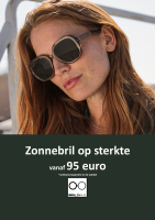 ZONNEBRIL MET GLAZEN OP STERKTE vanaf 95 EURO